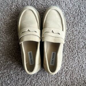 suede Steve Madden loafers